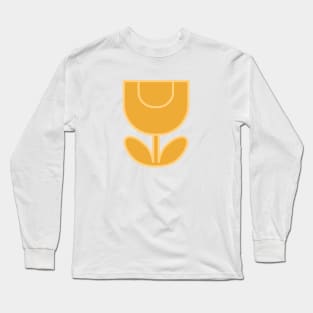 Tulip Line Yellow Long Sleeve T-Shirt